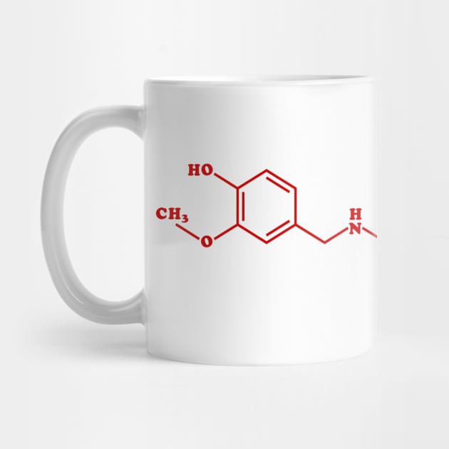 Chili Capsaicin Molecular Chemical Formula by tinybiscuits